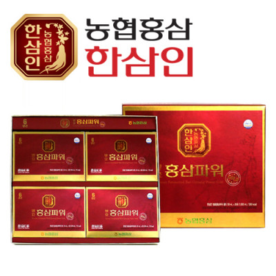 [농협 한삼인] 발효홍삼파워골드 50ml x 20포 + 쇼핑백