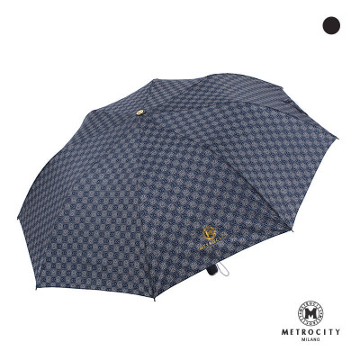 [메트로시티]  M나염 고급손잡이 3단 수동 우산 MCS-002(블랙)